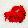 GreenPleco Red Betta Plushie - 6"