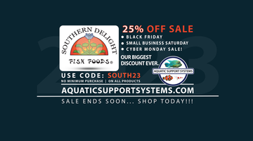 SOUTHERN DELIGHT FISH FOOD - 25% OFF!!