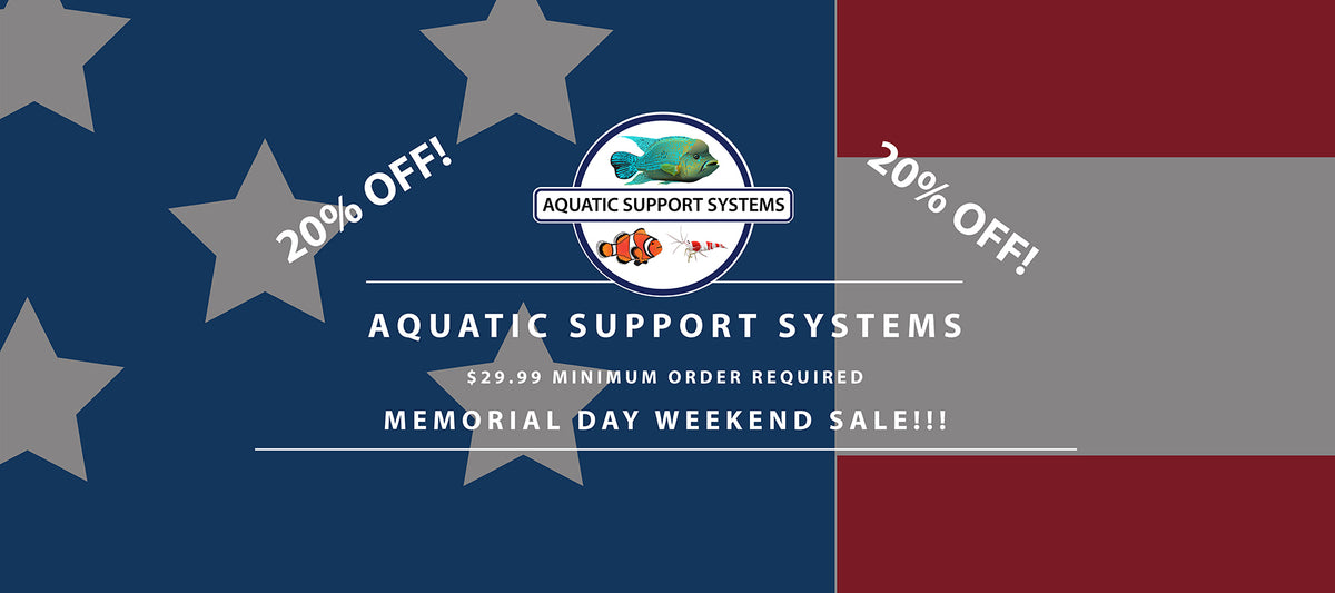 Memorial Day Weekend Sale 2020! Aquatic Support Systems