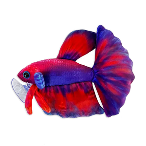 GreenPleco Red and Purple Betta - 6"