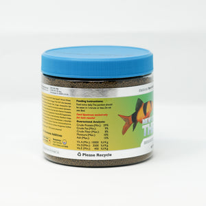 New Life Spectrum, Thera+A Tropical Fish, 300g bottle ingredients part 2 label