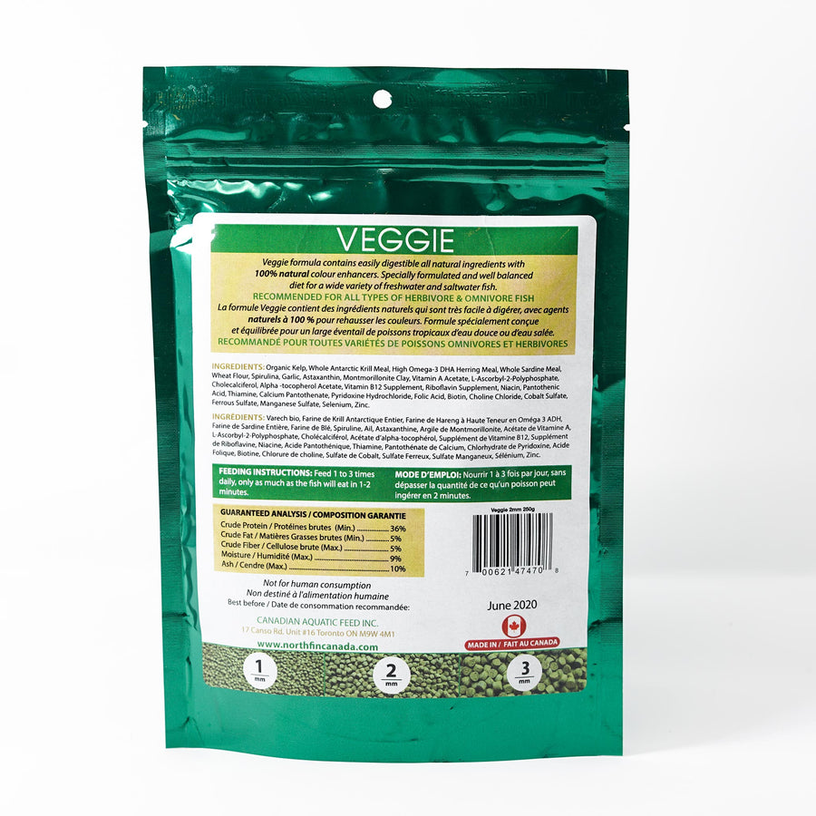 NorthFin Veggie - 2 mm Ingredients