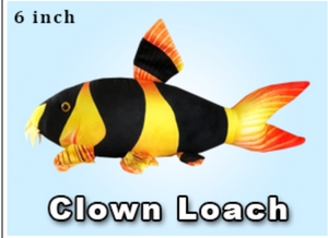 GreenPleco Clown Loach Plushie
