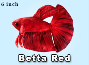 GreenPleco Red Betta Plushie - 6"