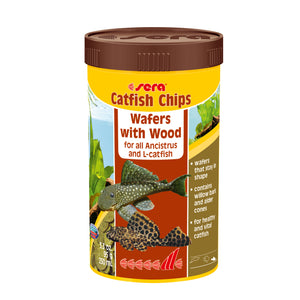 Sera Catfish Chips Wafers with Wood - 250ml