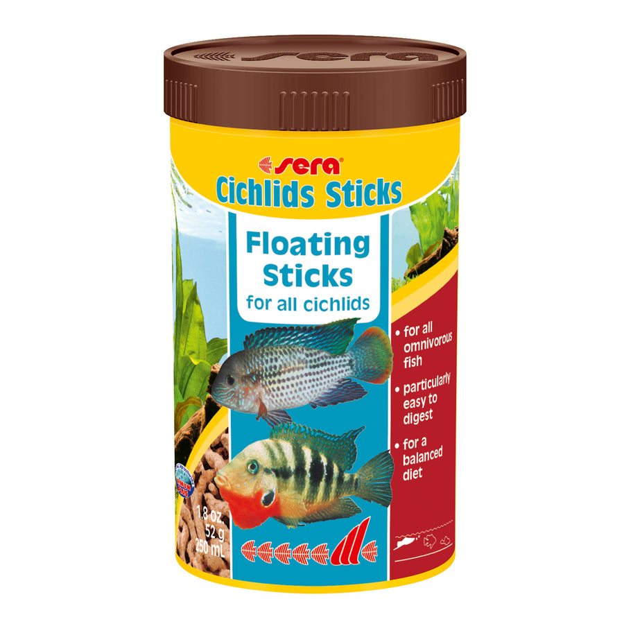 Sera Cichlids Sticks (250ml) -  Basic food for bigger cichlids 